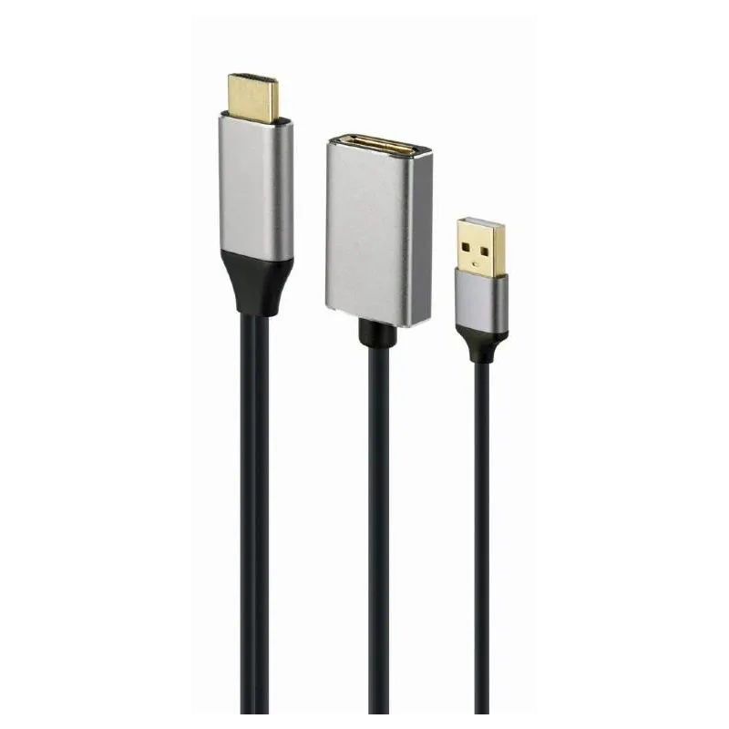 I-o adapter hdmi to dp-black a-hdmim-dpf-02 gembird