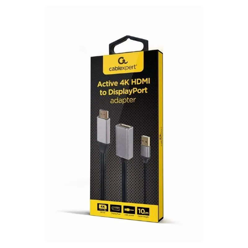 I-o adapter hdmi to dp-black a-hdmim-dpf-02 gembird