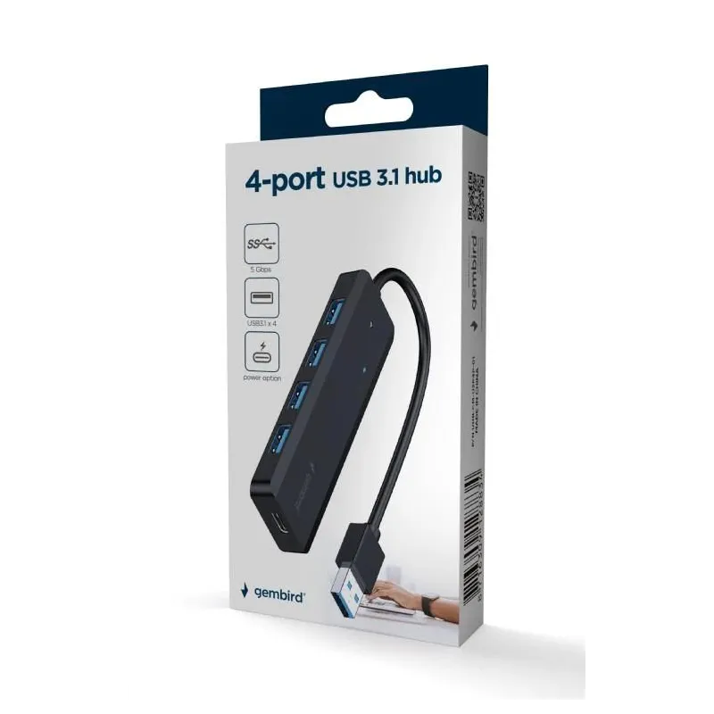 I-o hub usb3.1 4port-uhb-u3p4p-02 gembird