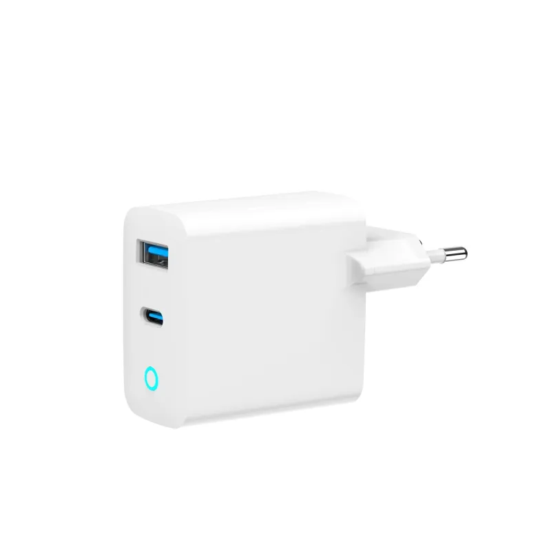 Charger usb 65w 2port-ta-uc-pdqc65l-w-01 gembird
