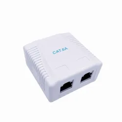 Cable acc mount box cat6a ftp-2p ncac-2f6a-01 gembird