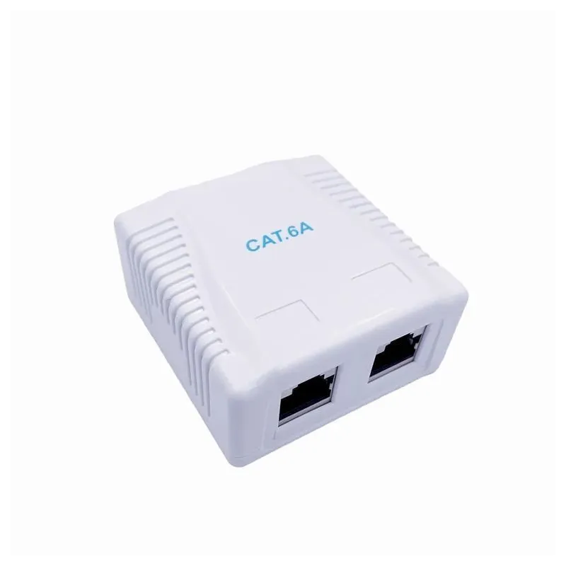 Cable acc mount box cat6a ftp-2p ncac-2f6a-01 gembird