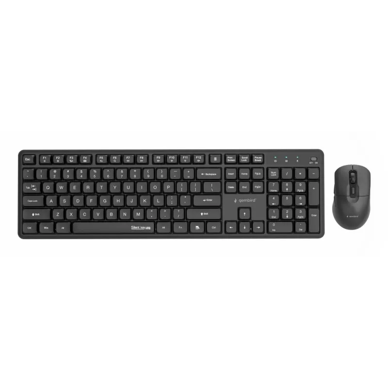 Keyboard +mouse wrl eng-black kbs-wms-01 gembird