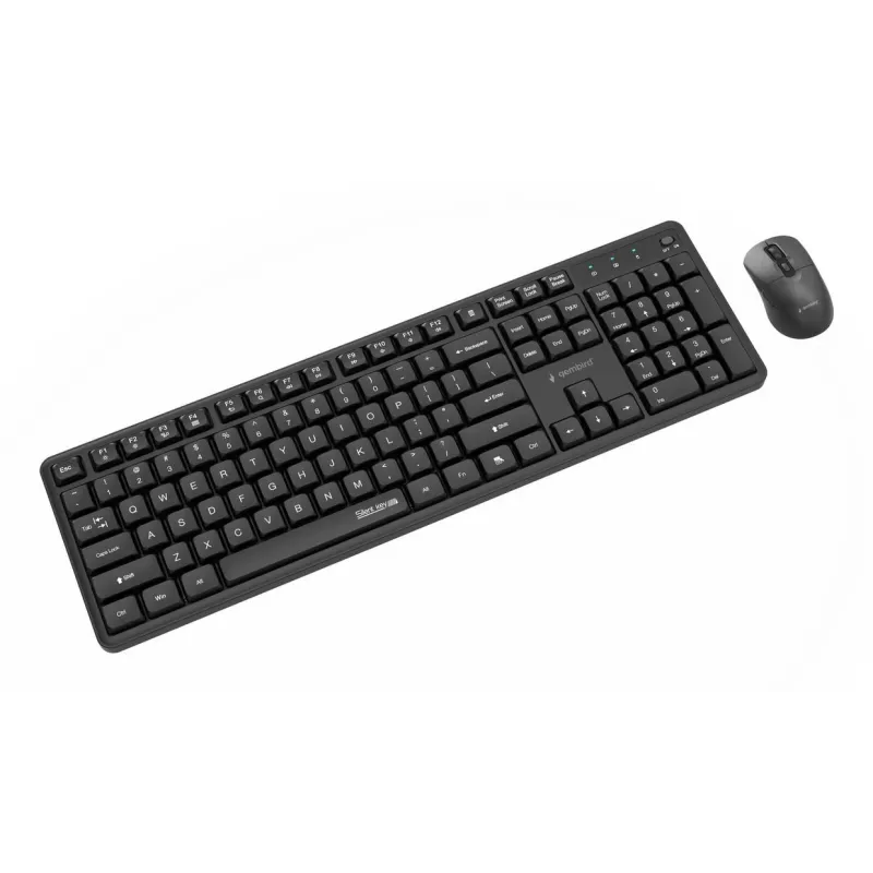 Keyboard +mouse wrl eng-black kbs-wms-01 gembird