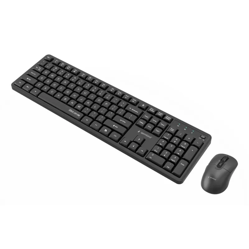 Keyboard +mouse wrl eng-black kbs-wms-01 gembird