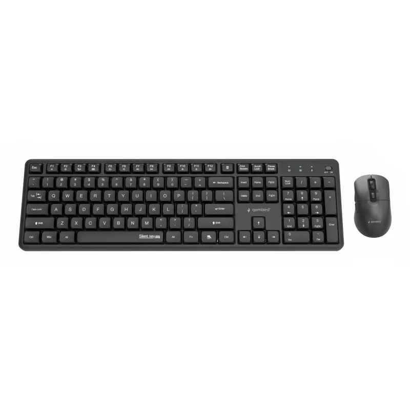 Keyboard +mouse wrl eng-black kbs-wms-01 gembird