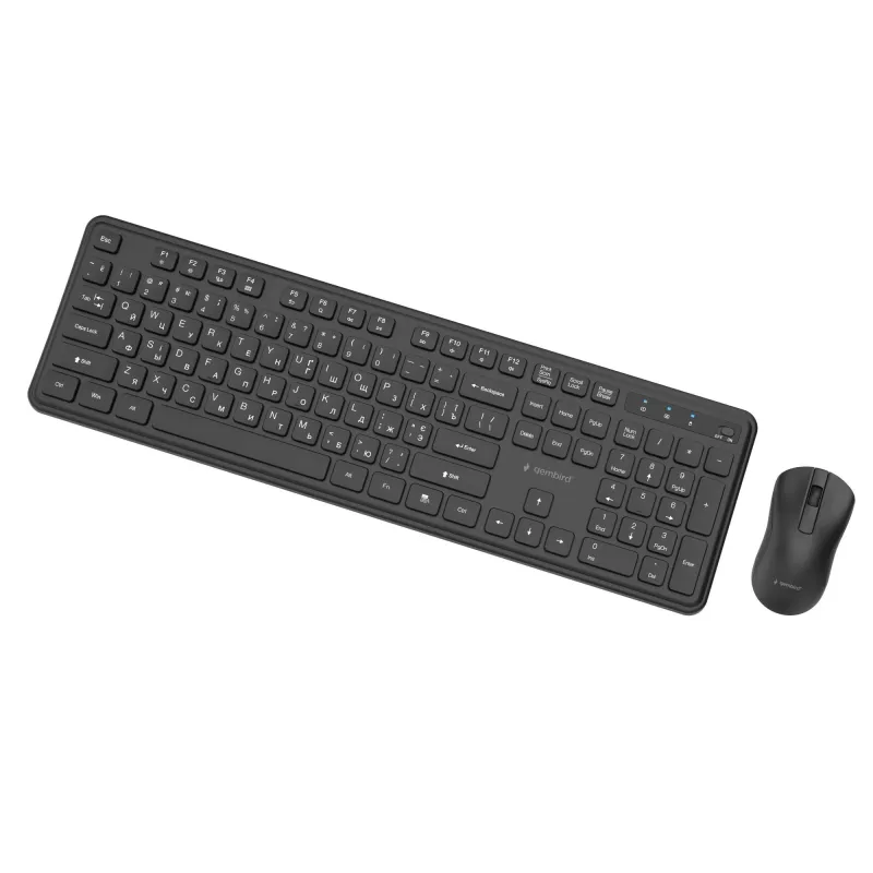 Keyboard +mouse wrl cyrillic-bk kbs-wps-01-cyrl gembird