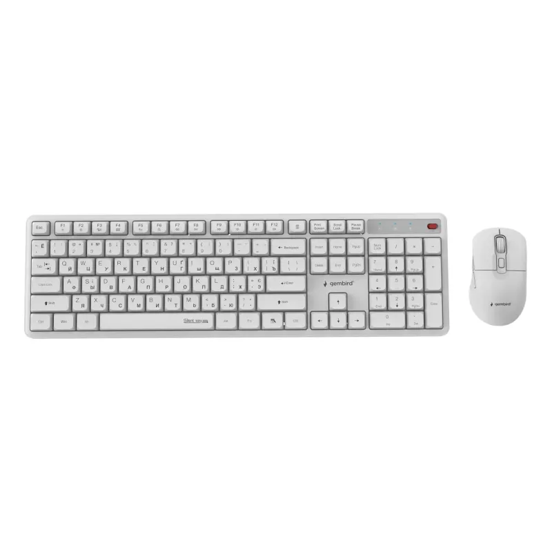 Keyboard +mouse wrl cyrillic-wht kbs-wms-01-w-cyrl gembird