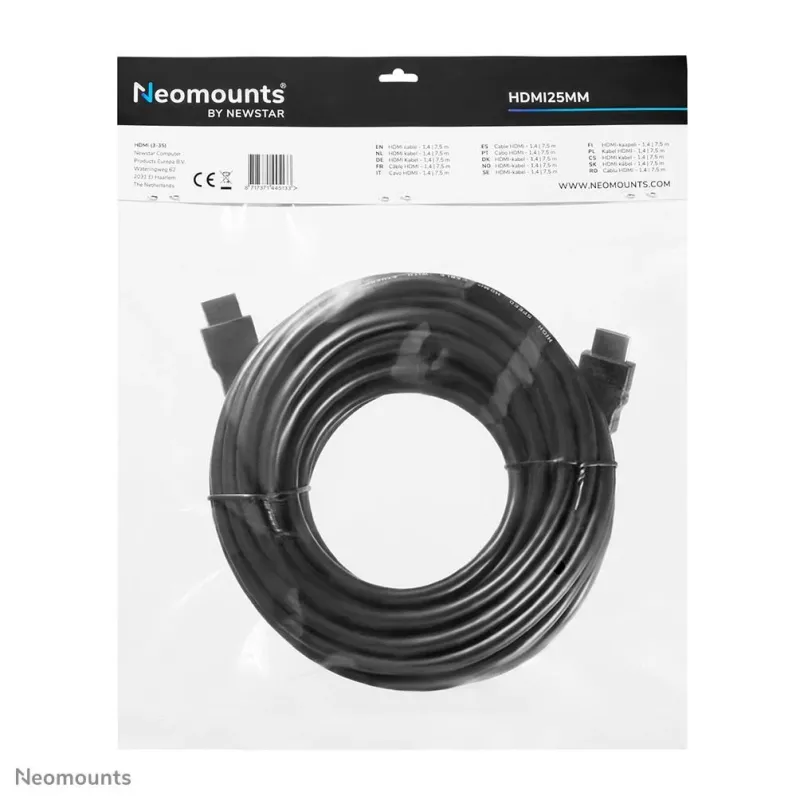 Cable hdmi-hdmi 7.5m v1.3-hdmi25mm neomounts