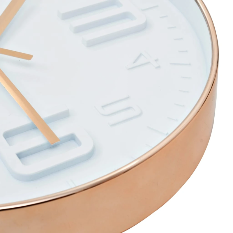 vidaXL sienas pulkstenis, vara izskats, 30 cm