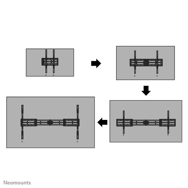 Tv set acc wall mount-wl30s-950bl19 neomounts