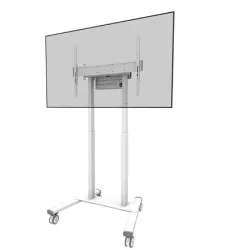 Neomounts Floor stand - FL55-875WH1 TV trolley - Adjustable Height - 55-100  - Maximum weight ,capacity, 110 kg - White