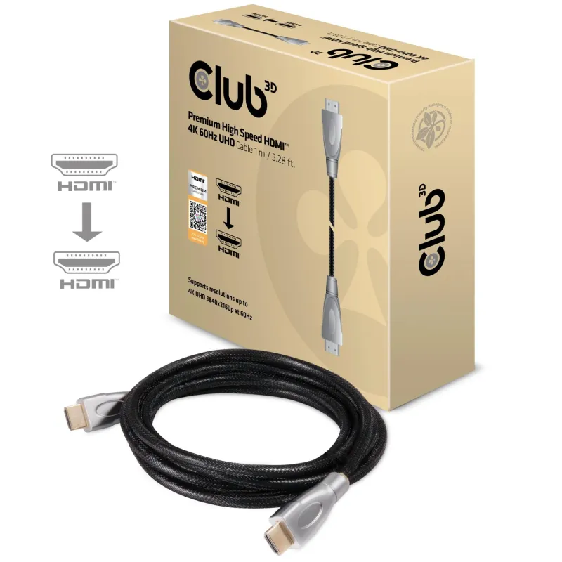 Cable hdmi to hdmi 1m-m-m cac-1311 club3d