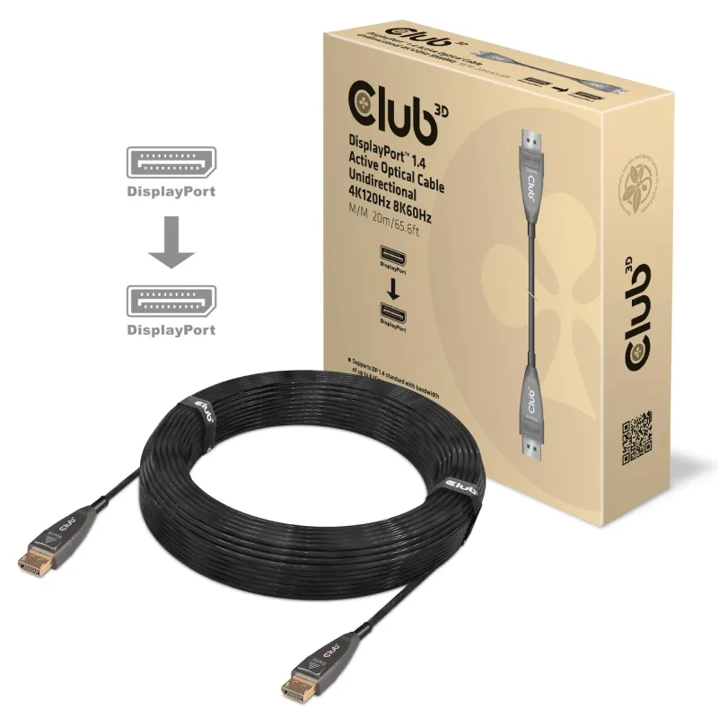 Cable dp 20m-m-m cac-1079 club3d