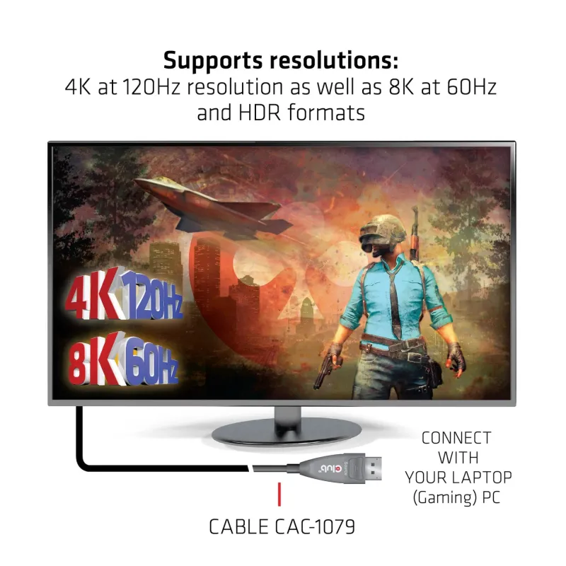 Cable dp 20m-m-m cac-1079 club3d
