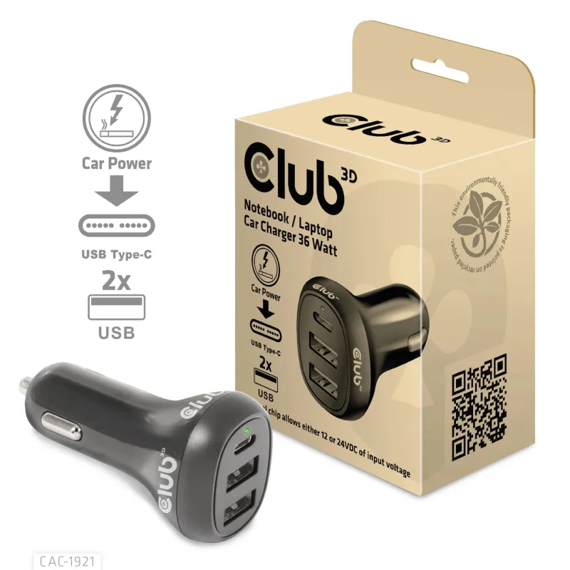 Nb charger car-36w cac-1921 club3d
