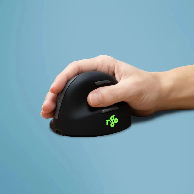 Mouse usb optical break-black rgohbrswlbl r-go tools