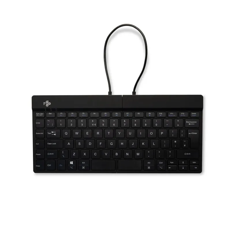 Keyboard wrl compact break-black rgosbukwlbl r-go tools