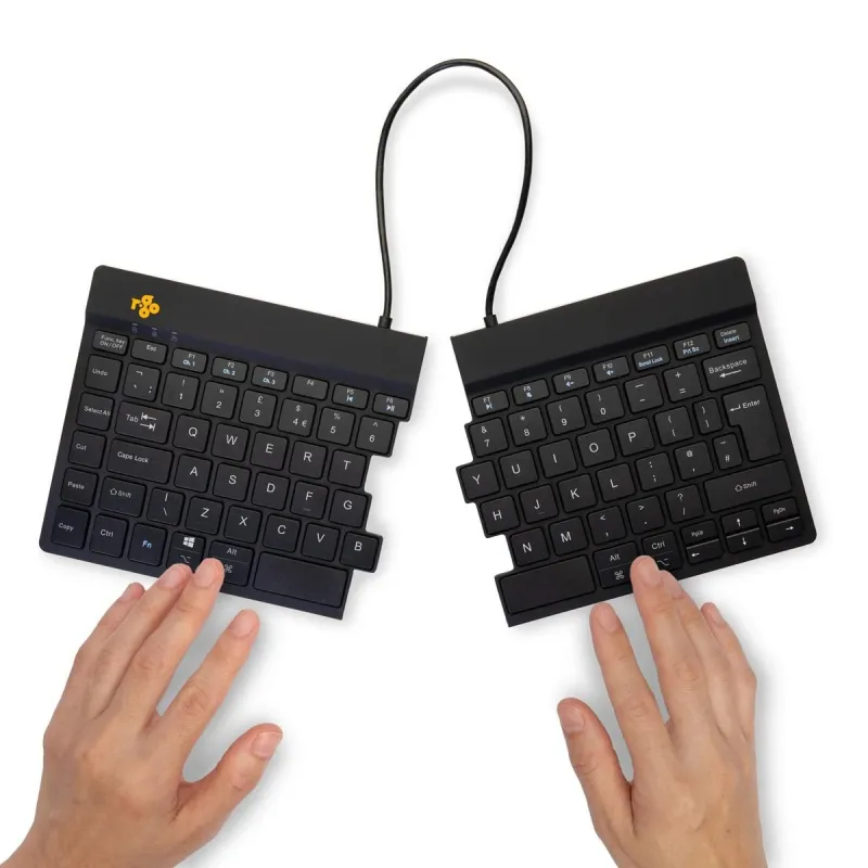 Keyboard wrl compact break-black rgosbukwlbl r-go tools