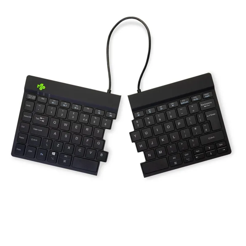 Keyboard wrl compact break-black rgosbukwlbl r-go tools