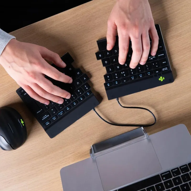 Keyboard wrl compact break-black rgosbukwlbl r-go tools