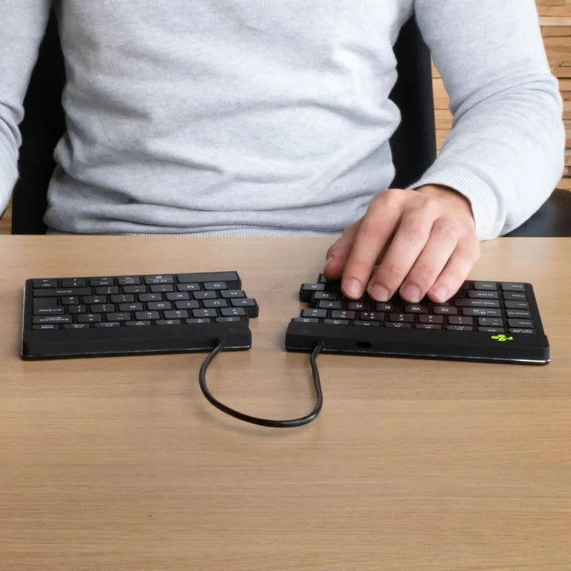 Keyboard wrl compact break-black rgosbukwlbl r-go tools