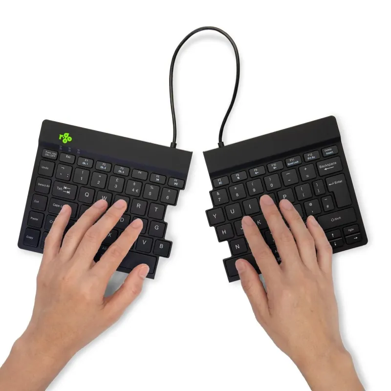 Keyboard wrl compact break-black rgosbukwlbl r-go tools