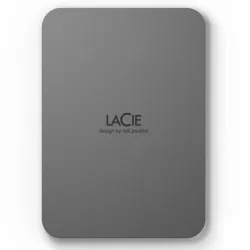 External HDD-LACIE-Mobile Drive Secure-STLR2000400-2TB-USB-C-USB 3.2-Colour Space Gray-STLR2000400