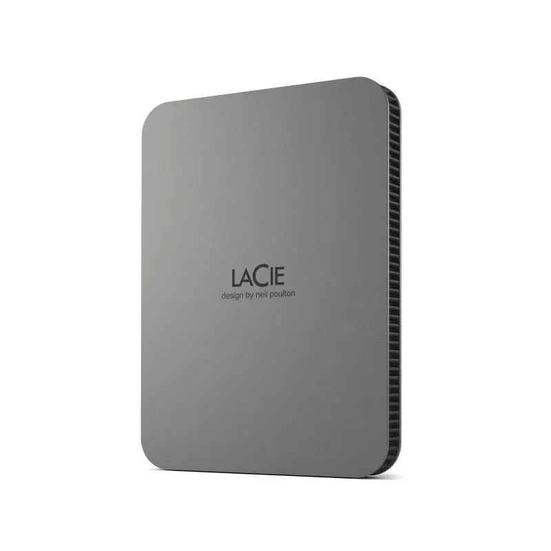 External HDD-LACIE-Mobile Drive Secure-STLR2000400-2TB-USB-C-USB 3.2-Colour Space Gray-STLR2000400