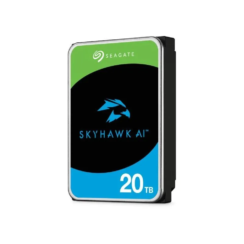HDD-SEAGATE-SkyHawk AI- 20 TB-Serial ATA III-Buffer 512 MB-7200 RPM-3.5 -ST20000VE003