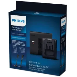 Vacuum Cleaner Accessory-PHILIPS-Battery and charger-Model XV1797-01-Black-For XC6552, XC6553, XC6557, XC7053, XC7055, XC7057,