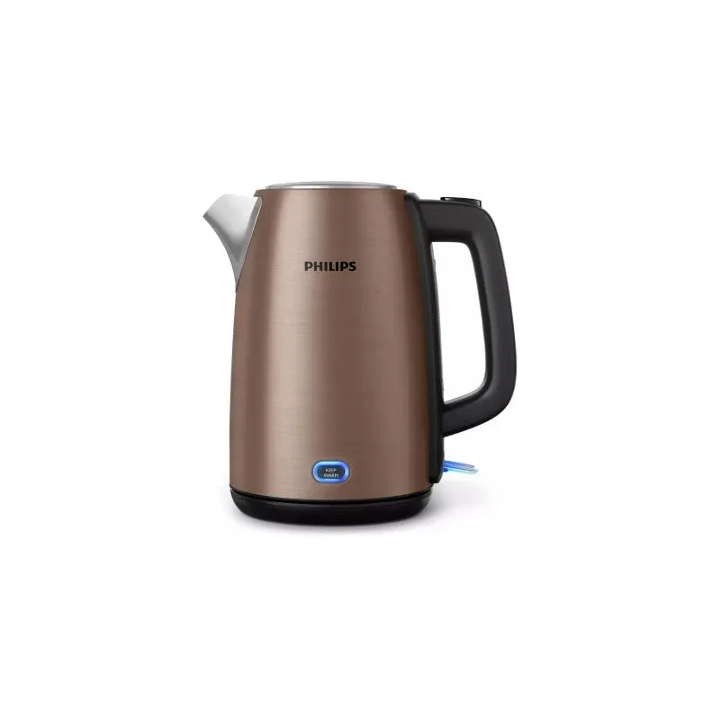 Philips - Kettle - HD9355-92 Viva Collection - Electric - 1740-2060 W - 1.7 L - Stainless steel - 360° rotational base - Copper