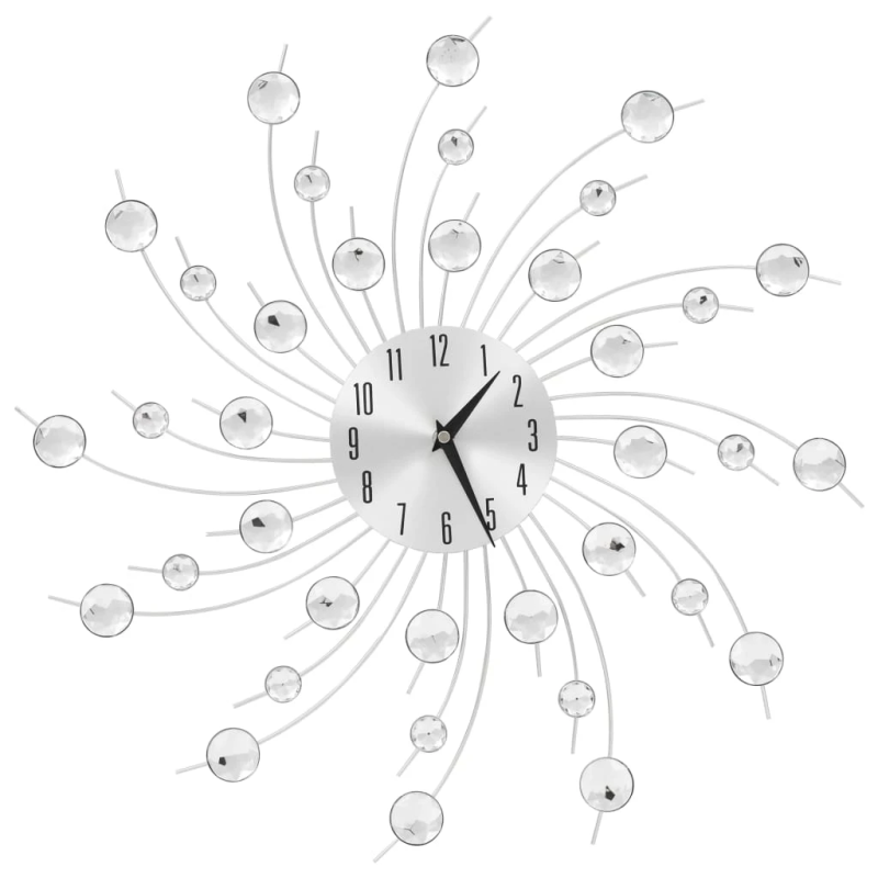 vidaXL sienas pulkstenis, kvarca mehānisms, moderns dizains, 50 cm