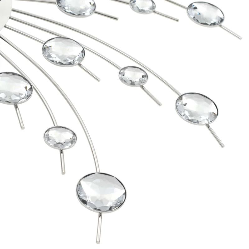 vidaXL sienas pulkstenis, kvarca mehānisms, moderns dizains, 50 cm