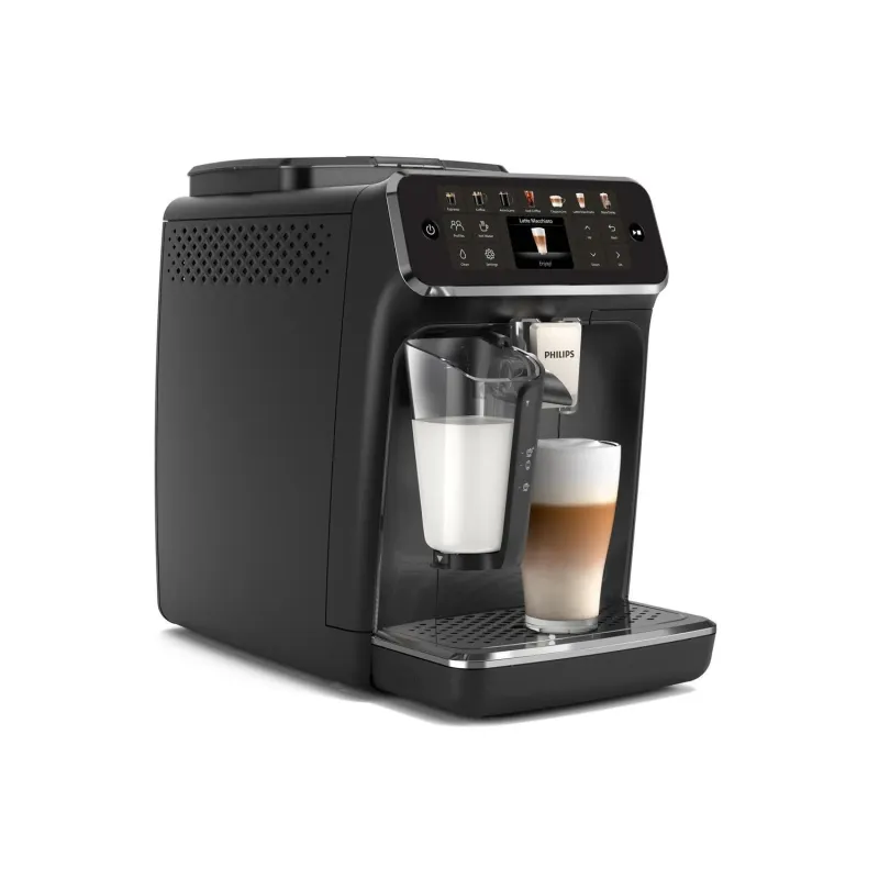 Philips - Coffee machine - EP4441-50 - Pump pressure 15 bar - Built-in milk frother - Fully Automatic - 1500 W - Black