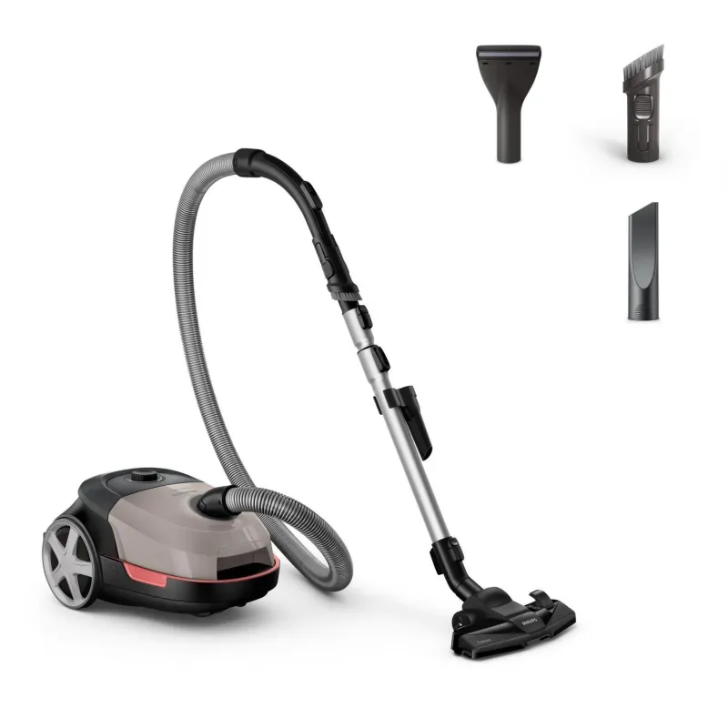 Vacuum Cleaner-PHILIPS-Bagged-900 Watts-Capacity 4 l-Noise 77 dB-Beige-Weight 4.6 kg-XD5122-10