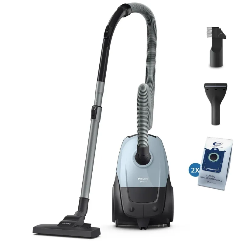 Vacuum Cleaner-PHILIPS-Input power 800 W-Dust capacity 3 L-Cylinder vacuum-Cleaning type Dry-Dust container Dust bag-Colour
