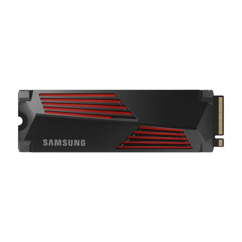 SSD-SAMSUNG-990 PRO with Heatsink-2TB-M.2-PCIE-NVMe-MLC-Write speed 6900 MBytes-sec-Read speed 7450 MBytes-sec-2.3mm-TBW 1200