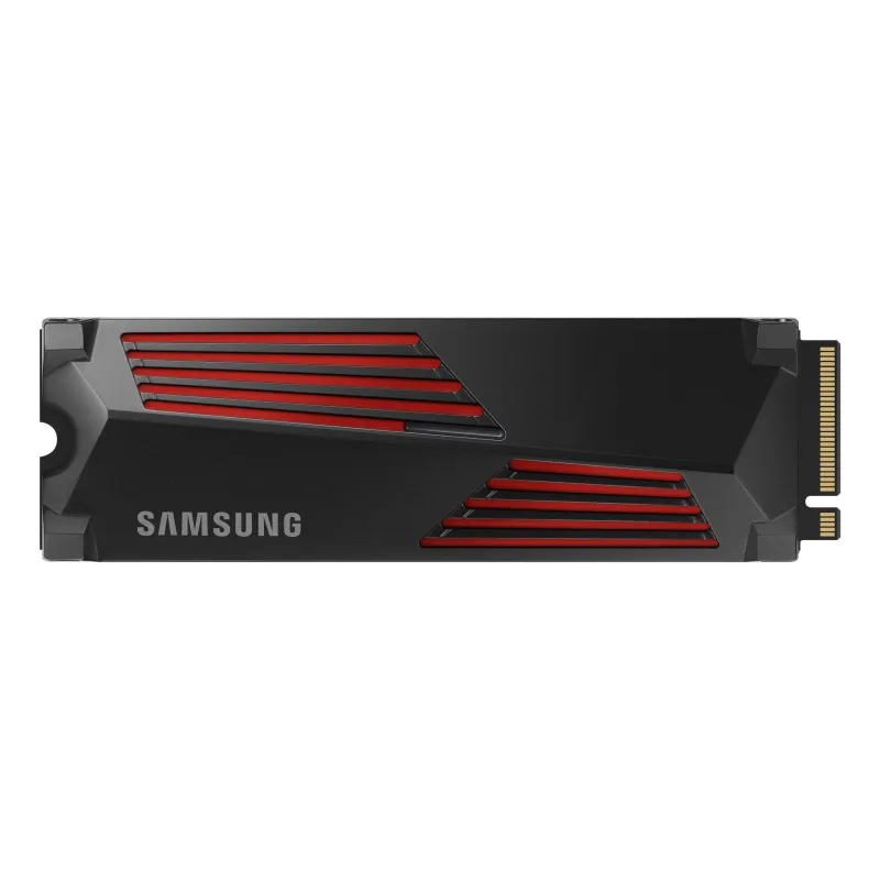 SSD-SAMSUNG-990 PRO with Heatsink-2TB-M.2-PCIE-NVMe-MLC-Write speed 6900 MBytes-sec-Read speed 7450 MBytes-sec-2.3mm-TBW 1200