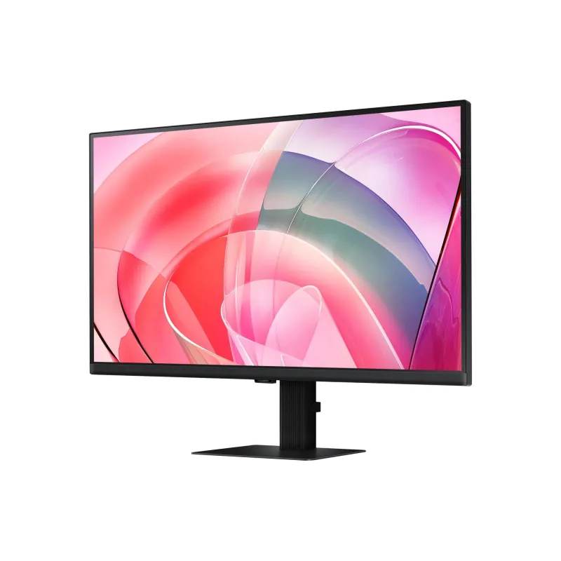 LCD Monitor-SAMSUNG-27-4K-Panel IPS-3840x2160-16:9-60Hz-5 ms-Tilt-Colour Black-LS27D700EAUXEN