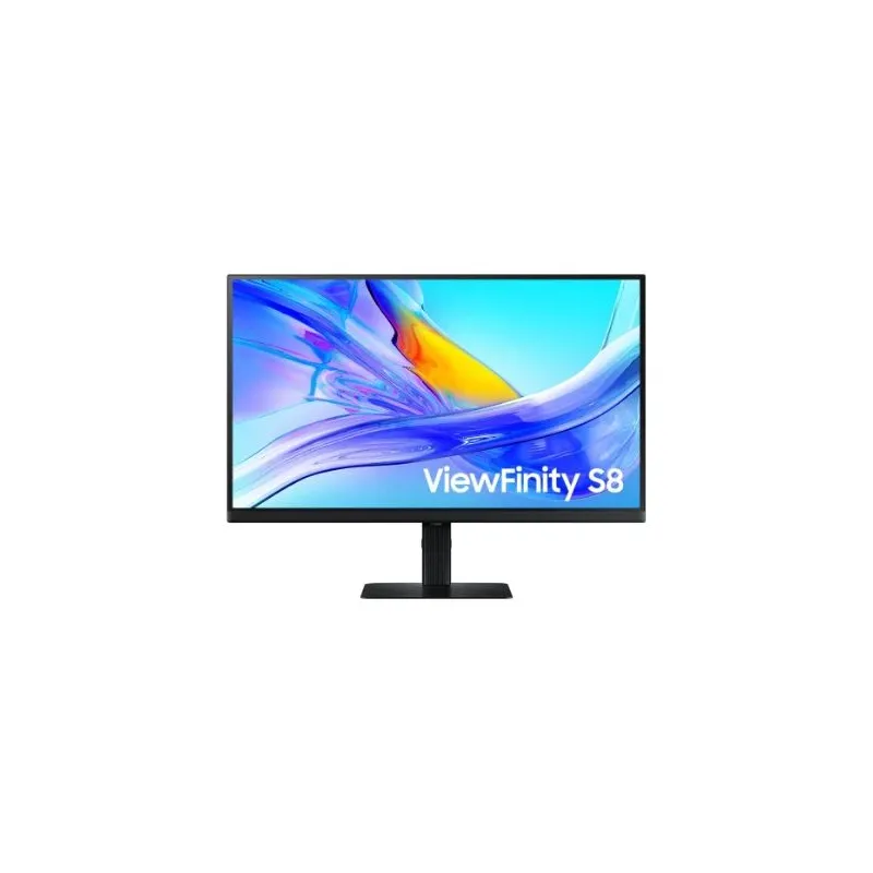 LCD Monitor-SAMSUNG-27-4K-Panel IPS-3840x2160-16:9-60Hz-5 ms-Swivel-Pivot-Height adjustable-Tilt-Colour Black-LS27D800UAUXEN