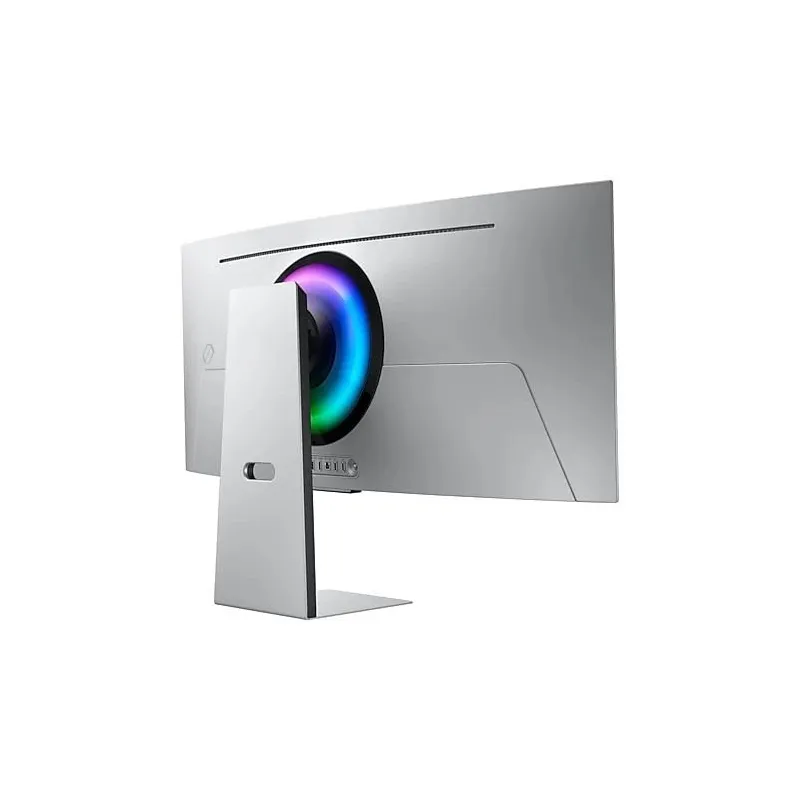 Monitor-SAMSUNG-34-Gaming-Smart-Curved-21 : 9-Panel OLED-3440x1440-21:9-175Hz-0.03 ms-Speakers-Swivel-Height