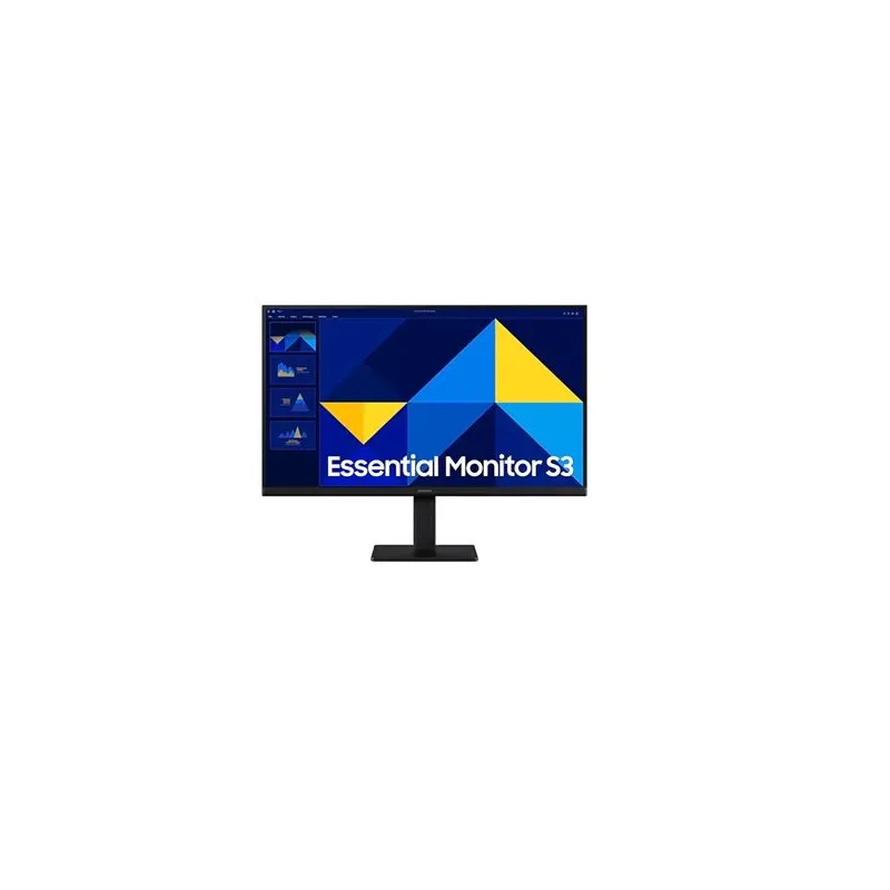 LCD Monitor-SAMSUNG-Essential Monitor S3-24-Panel IPS-1920x1080-16:9-100Hz-5 ms-LS24D300GAUXEN