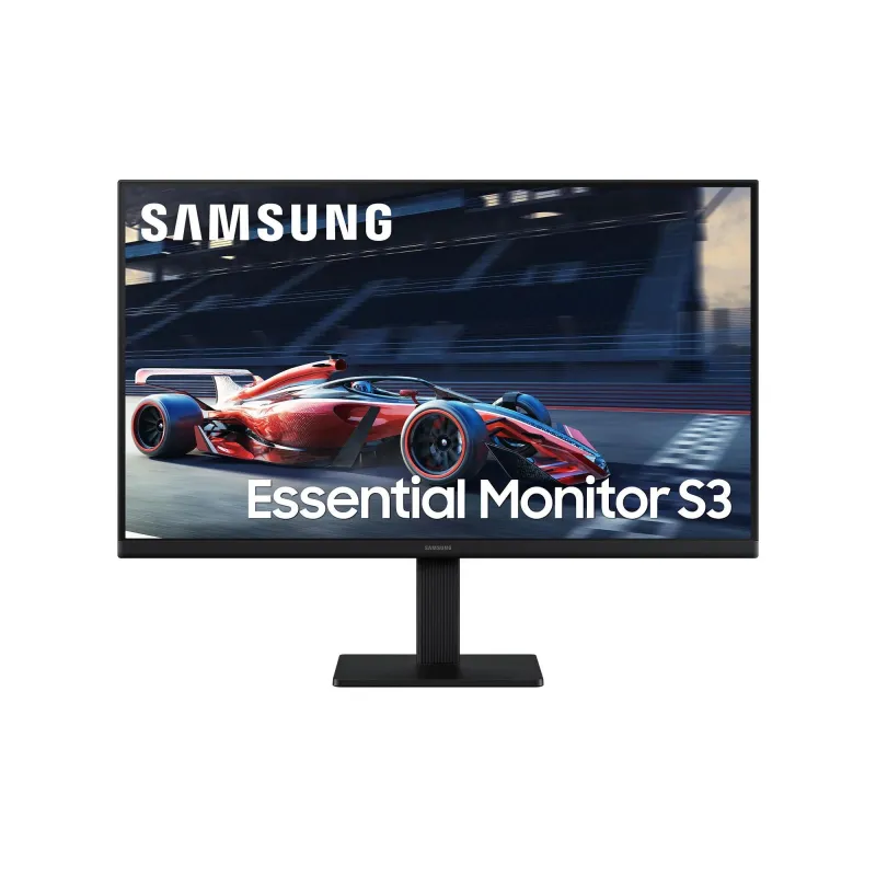 LCD Monitor-SAMSUNG-Essential Monitor S3-24-Panel IPS-1920x1080-16:9-100Hz-5 ms-LS24D300GAUXEN