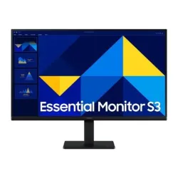 LCD Monitor-SAMSUNG-Essential Monitor S3-27-Panel IPS-1920x1080-16:9-100Hz-5 ms-LS27D300GAUXEN