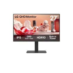 LCD Monitor-LG-27 -2560 x 1440 pixels-Quad HD-Native aspect ratio 16:9-LCD-Flat-27BA54QB-B