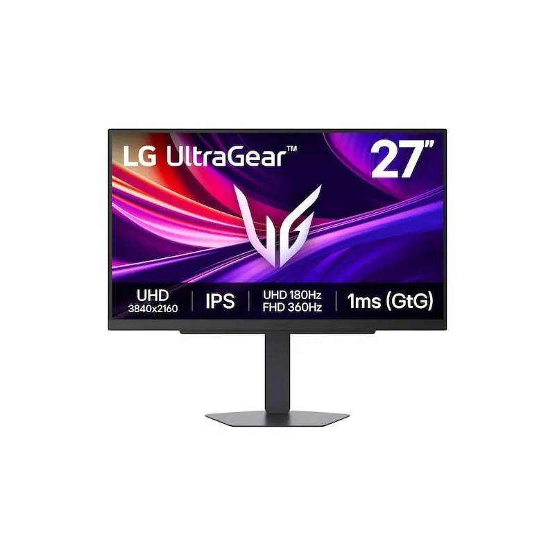 LCD Monitor-LG-27 -3840 x 2160 pixels-4K Ultra HD-Native aspect ratio 16:9-LCD-Flat-27G810A-B
