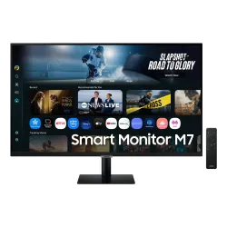 LCD Monitor-SAMSUNG-32 -3840 x 2160 pixels-4K Ultra HD-Native aspect ratio 16:9-LCD-Flat-LS32FM700UUXDU