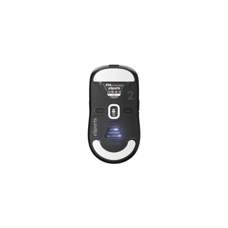 Mouse usb optical wrl x2a-es size2 black px2aes21 pulsar