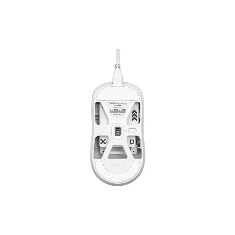 Mouse usb optical x2-medium white px2222d pulsar
